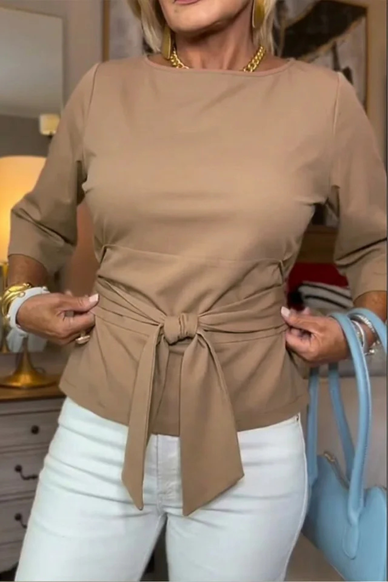 MOREAU LYON | TOP À NOUER À LA TAILLE POUR FEMMES