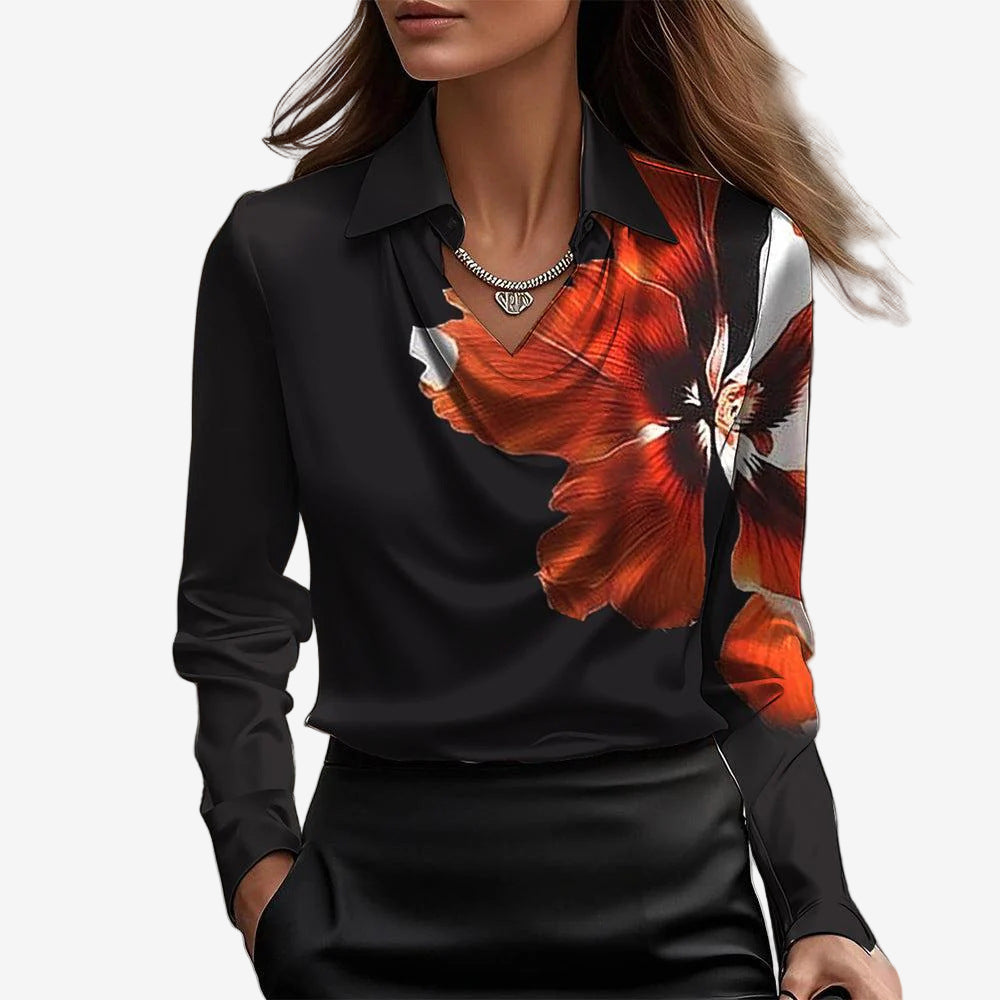 MOREAU LYON | BLOUSE DRAPÉE COL COWL POUR FEMMES