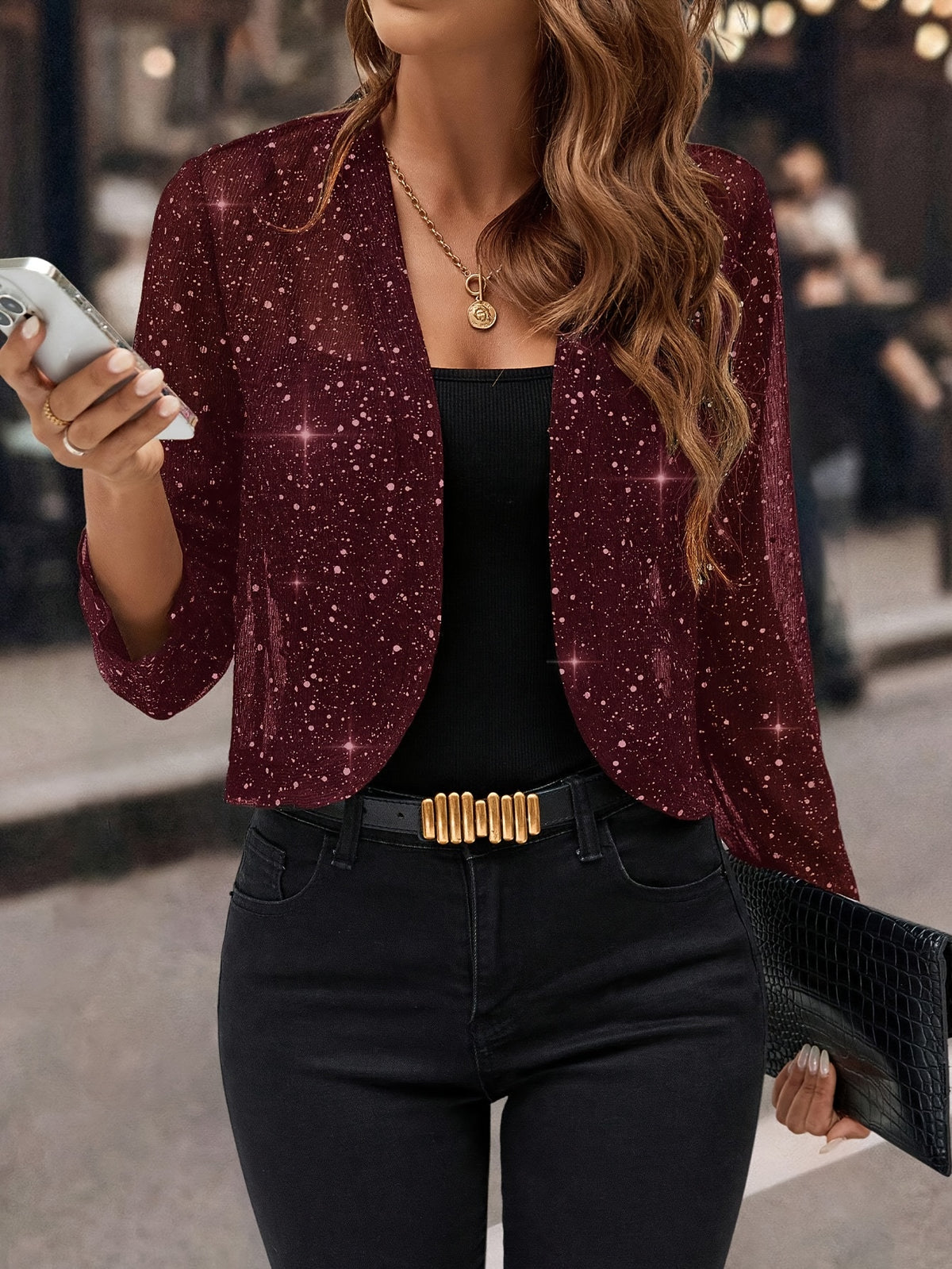 MOREAU LYON | VESTE COURTE À PAILLETTES POUR FEMMES