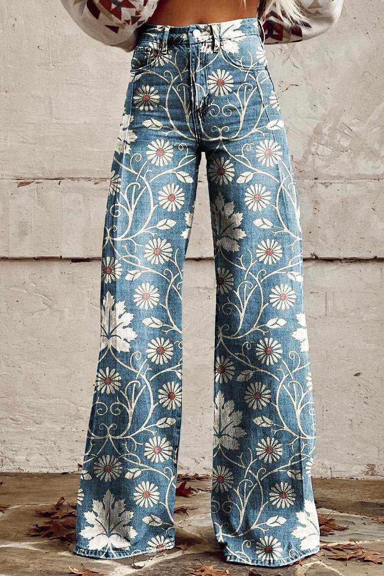 MOREAU LYON | PANTALON LARGE BOHO POUR FEMMES