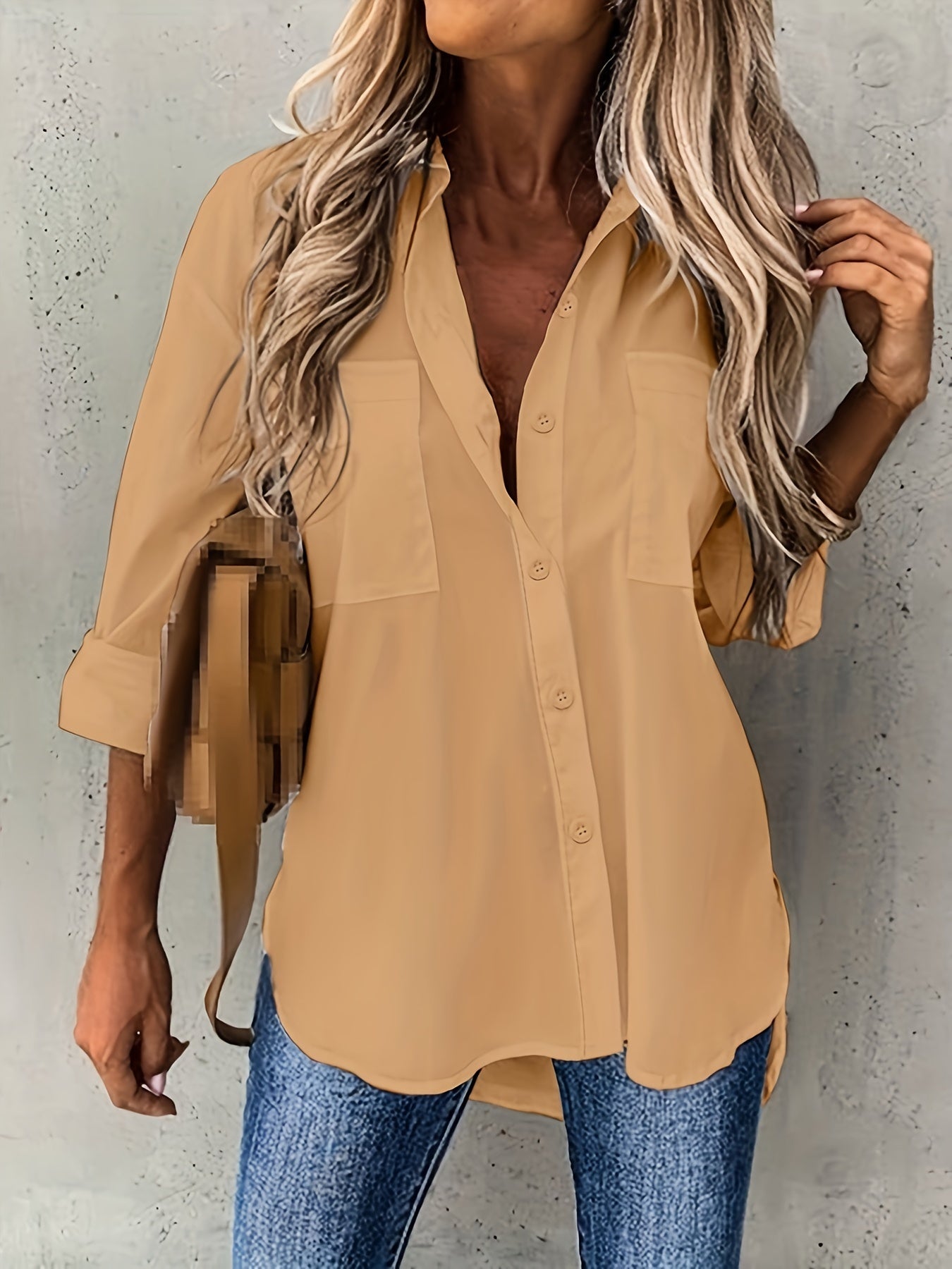 MOREAU LYON | BLOUSE À MANCHES CHIC QUOTIDIENNE POUR FEMMES