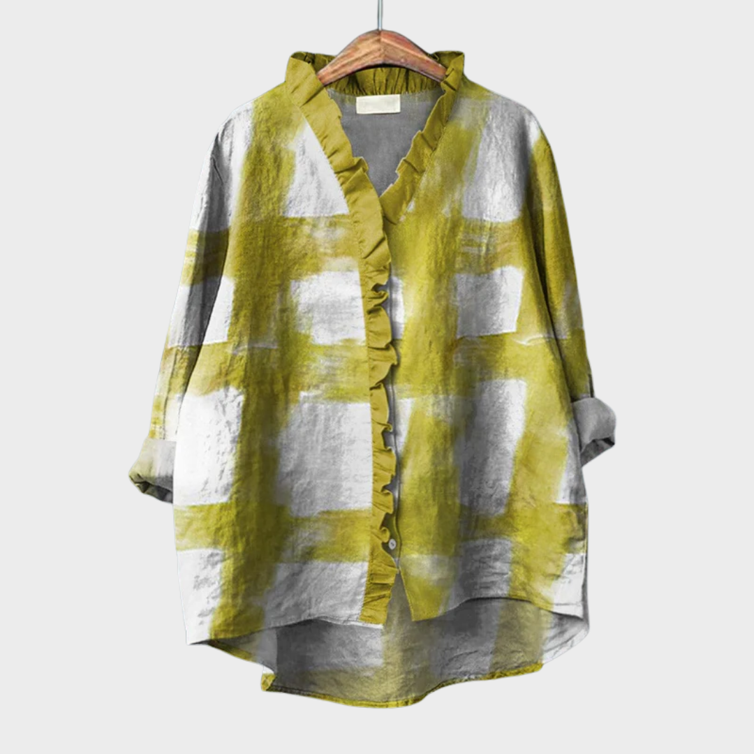 MOREAU LYON | BLOUSE MOTIF ABSTRAIT POUR FEMMES