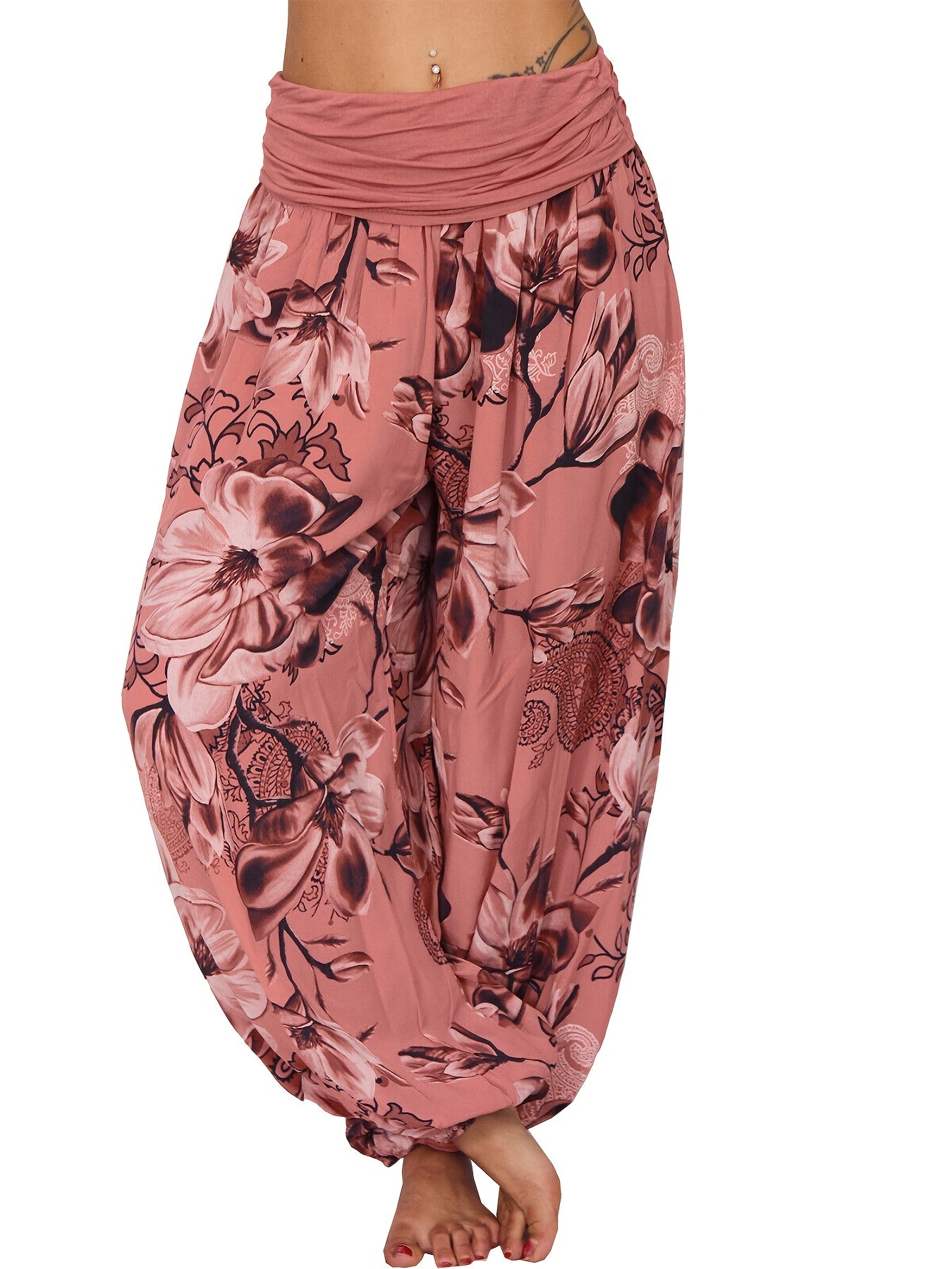 MOREAU LYON | PANTALONS FLORAUX POUR FEMMES