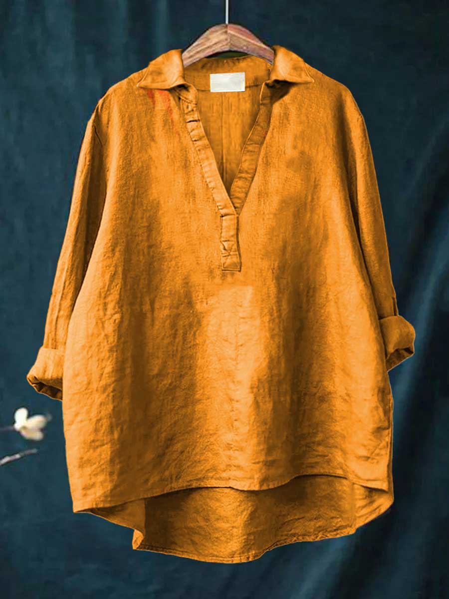 MOREAU LYON | BLOUSE COL V POUR FEMMES