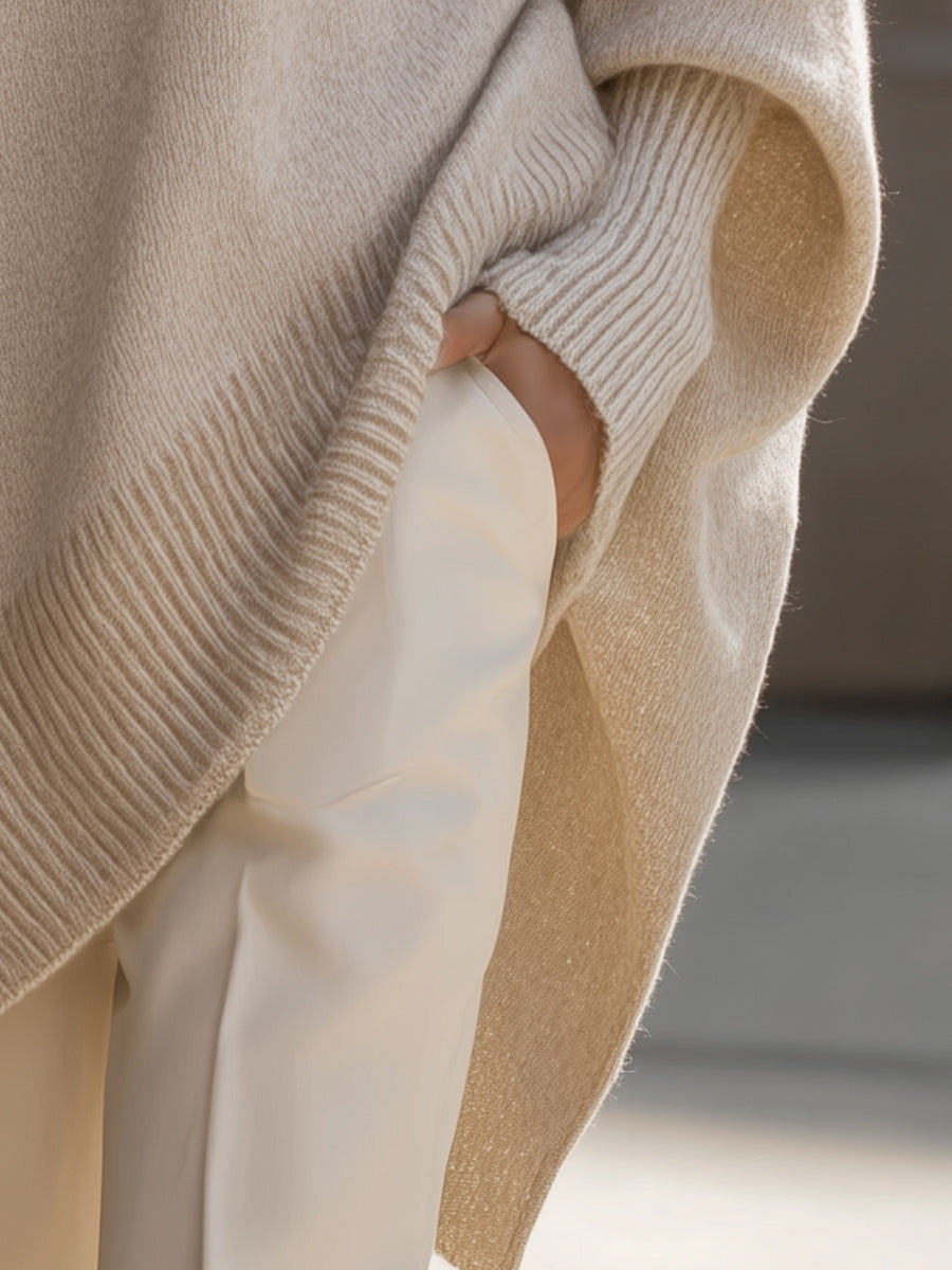 MOREAU LYON | PULL SURDIMENSIONNÉ CÔTELÉ POUR FEMMES