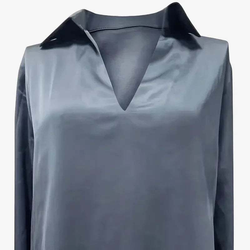 MOREAU LYON | BLOUSE SATINÉE ÉLÉGANTE POUR FEMMES
