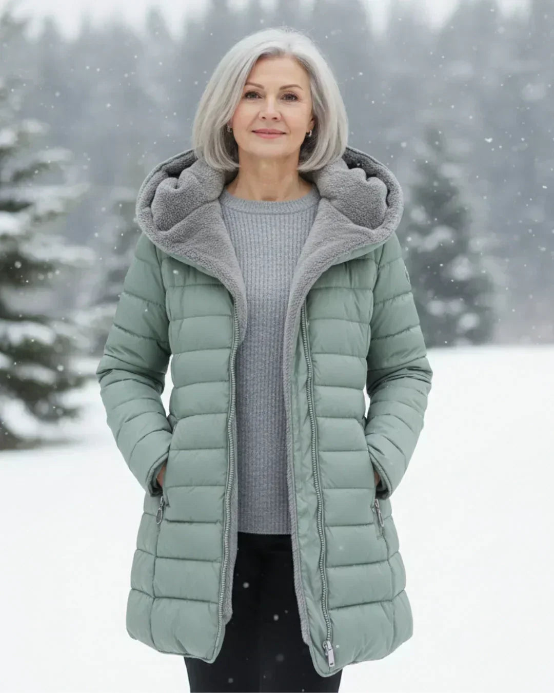 MOREAU LYON | VESTE LONGUE REMBOURRÉE POUR FEMMES