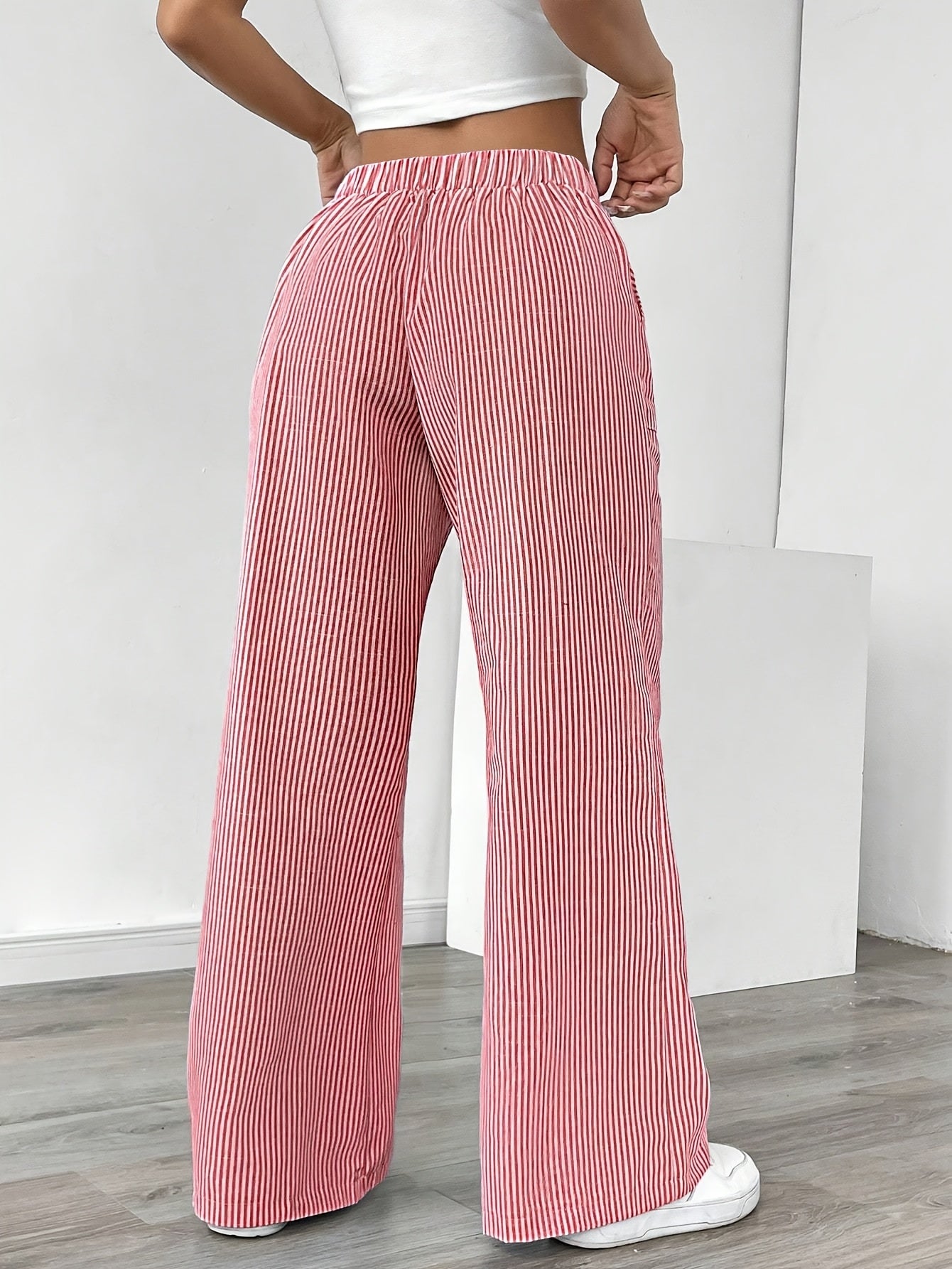 MOREAU LYON | PANTALONS AMPLE RAYÉS POUR FEMMES