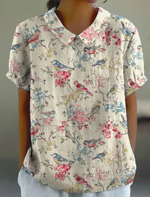 MOREAU LYON | CHEMISE FLORALE PRINTEMPS POUR FEMMES