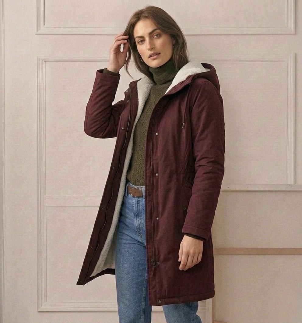 MOREAU LYON | PARKA D'HIVER DOUBLÉE EN POLAIRE POUR FEMMES