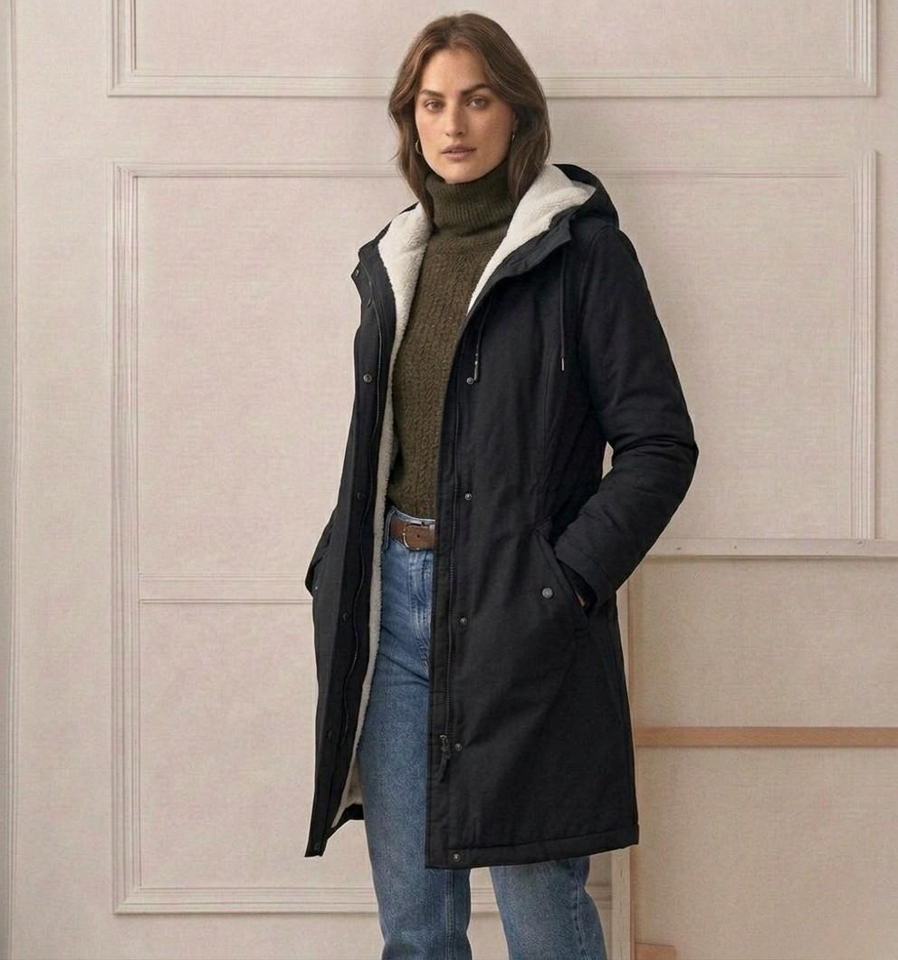 MOREAU LYON | PARKA D'HIVER DOUBLÉE EN POLAIRE POUR FEMMES