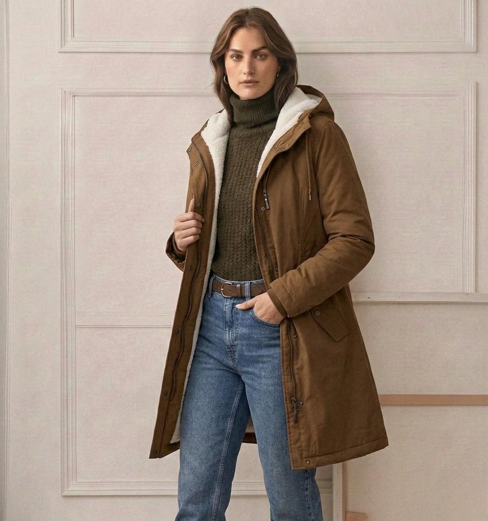 MOREAU LYON | PARKA D'HIVER DOUBLÉE EN POLAIRE POUR FEMMES
