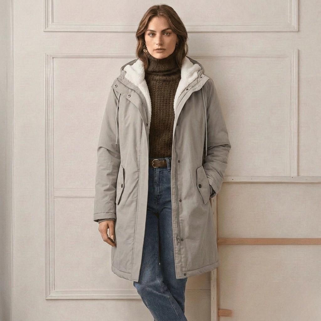 MOREAU LYON | PARKA D'HIVER DOUBLÉE EN POLAIRE POUR FEMMES