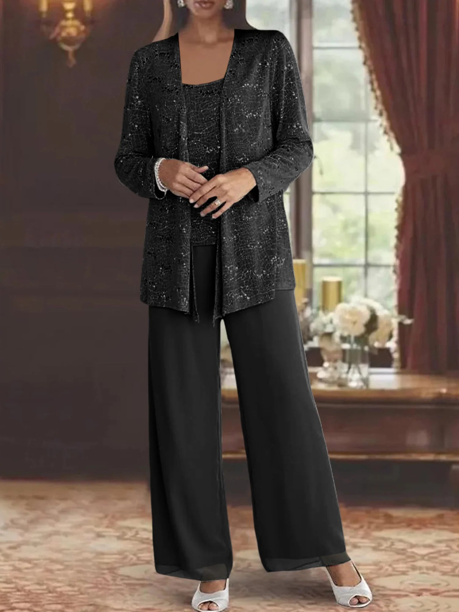 MOREAU LYON | ENSEMBLE PANTALON EN MOUSSELINE POUR FEMME