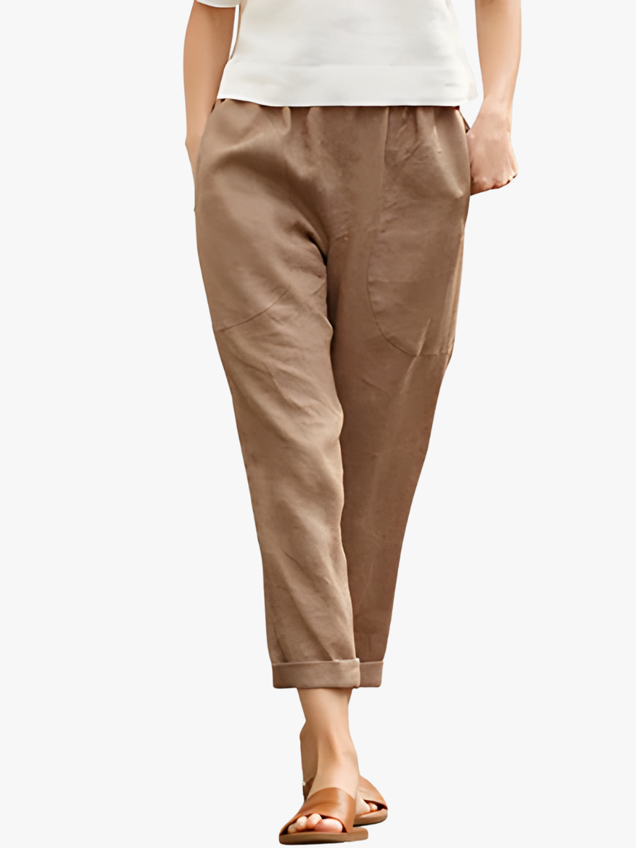 MOREAU LYON | PANTALON DROIT D'ÉTÉ POUR FEMMES