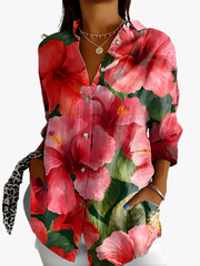 MOREAU LYON | BLOUSE FLEURIE VINTAGE POUR FEMMES