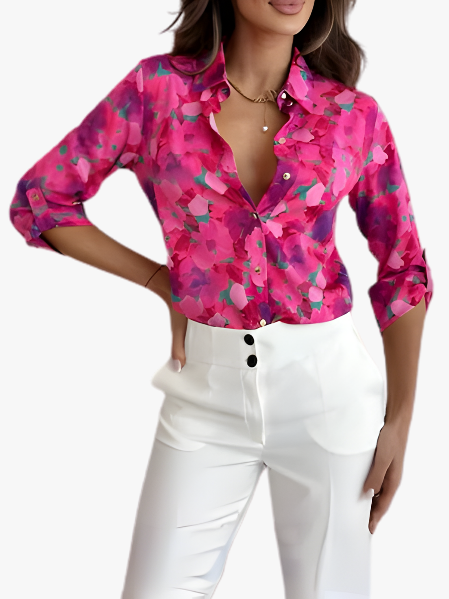 MOREAU LYON | BLOUSE À FLEURS POUR FEMMES