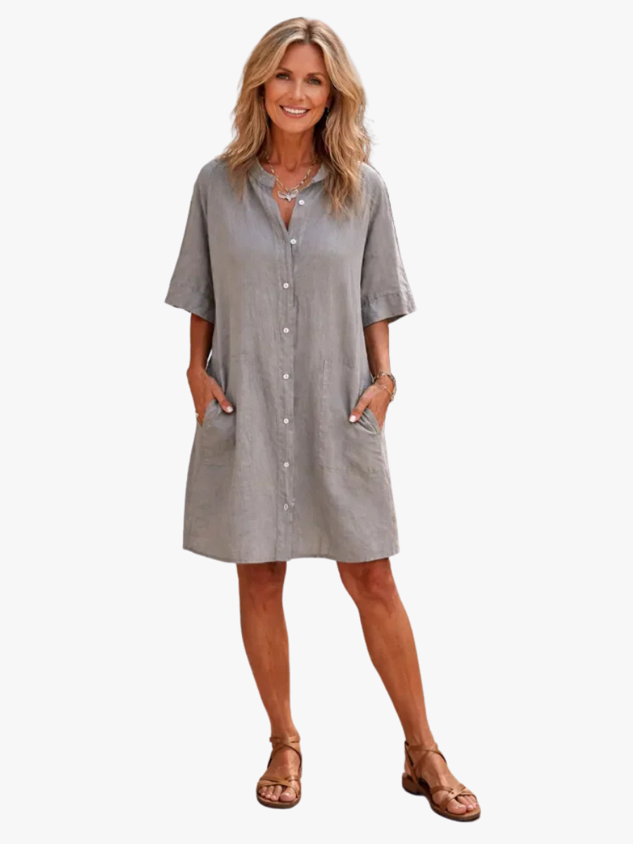 MOREAU LYON | ROBE CHEMISE POUR FEMME