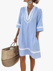 MOREAU LYON | ROBE MINI RAYÉE POUR FEMMES