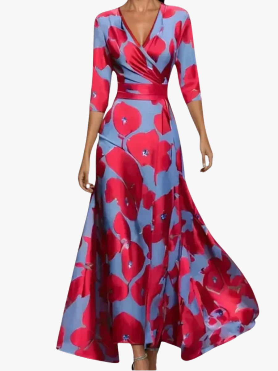 MOREAU LYON | ROBE PORTEFEUILLE ÉLÉGANTE POUR FEMME