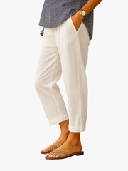 MOREAU LYON | PANTALON COUPE RELAXÉE EN LIN POUR FEMME