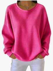 MOREAU LYON | PULL OVERSIZE EN MAILLE GAUFRÉE POUR FEMME