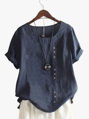 MOREAU LYON | BLOUSE EN COTON À BOUTONS POUR FEMMES