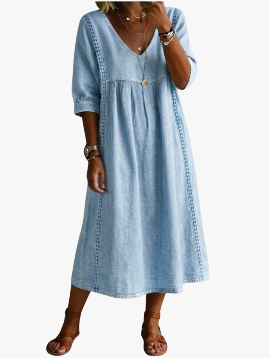 MOREAU LYON | ROBE MIDI EN DENTELLE CHIC POUR FEMMES