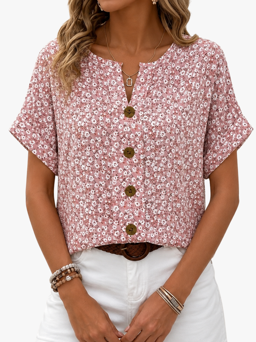 MOREAU LYON | BLOUSE FLORALE CHIC POUR FEMME