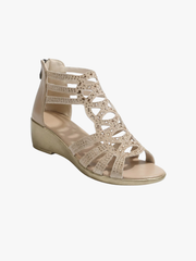 MOREAU LYON | SANDALE COMPENSÉE CHIC POUR FEMME