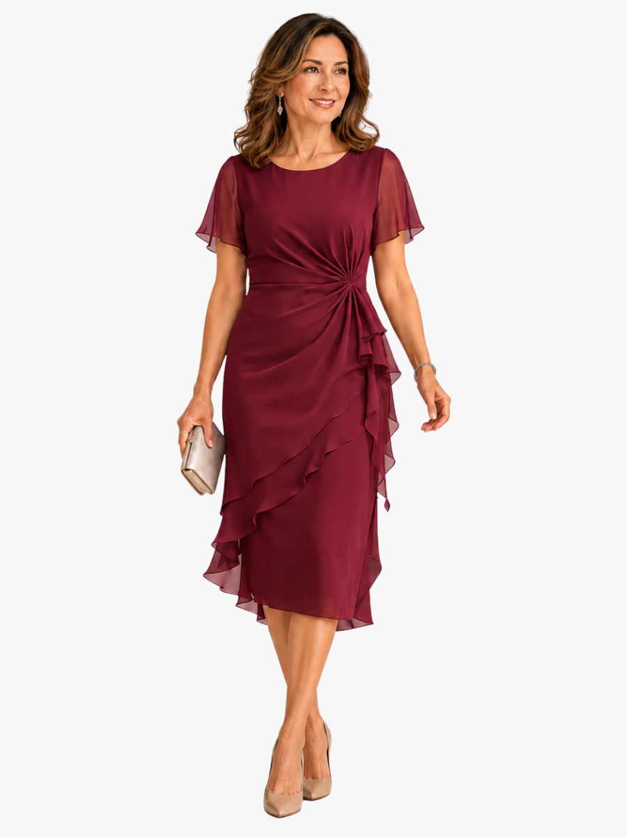 MOREAU LYON | ROBE MIDI FORMEL POUR FEMME