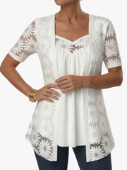 MOREAU LYON | BLOUSE À DENTELLE POUR FEMMES