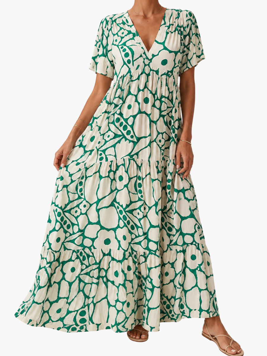 MOREAU LYON | ROBE IMPRIMÉE BOHÉMIENNE POUR FEMMES