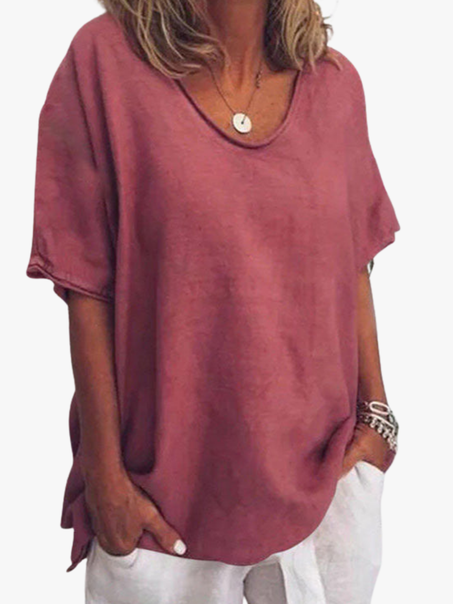 MOREAU LYON | BLOUSE À COL ROND POUR FEMMES