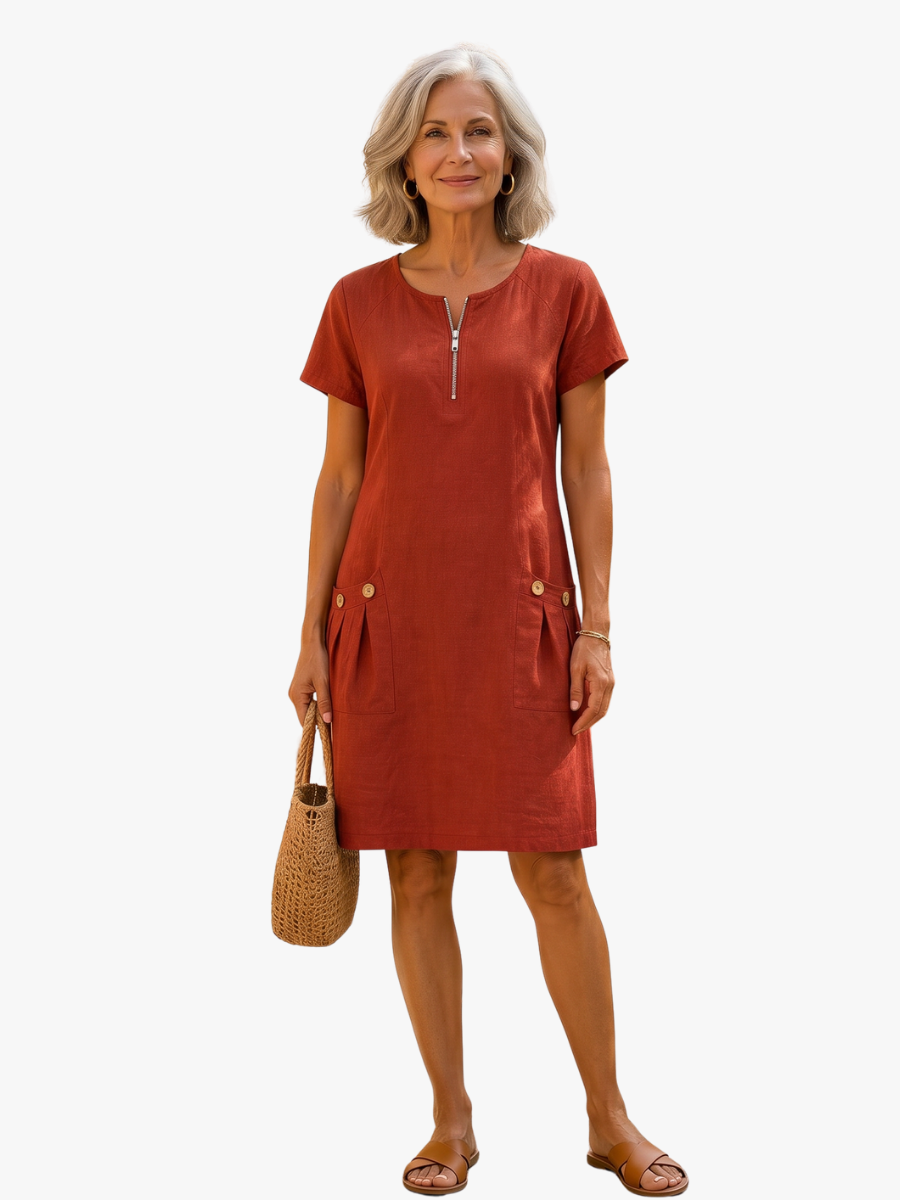 MOREAU LYON | CHIC ROBE MIDI FLUIDE POUR FEMMES