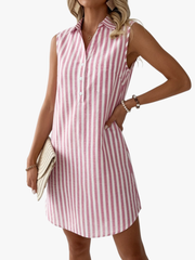 MOREAU LYON | ROBE CHEMISE RAYÉE POUR FEMMES