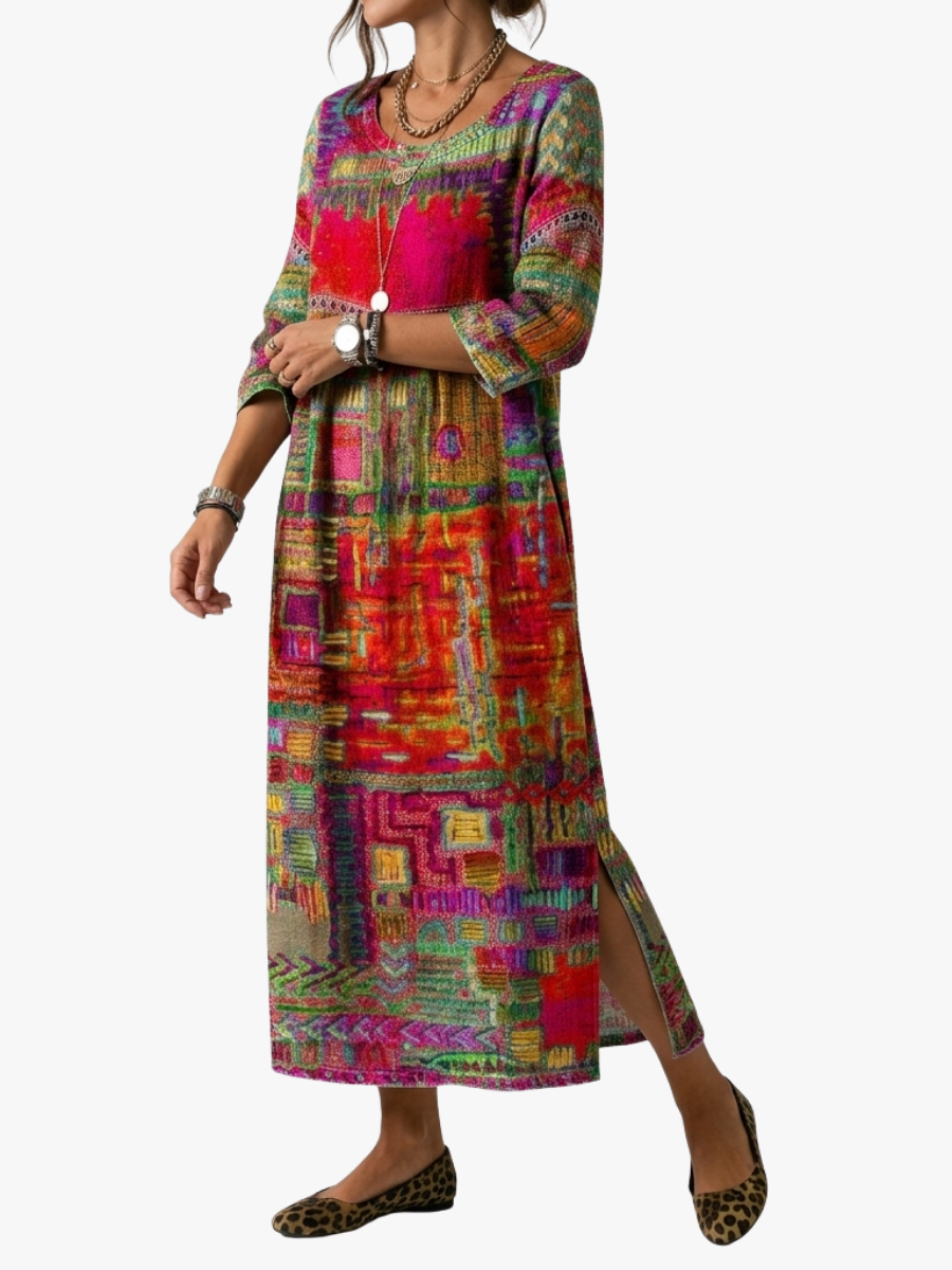 MOREAU LYON | ROBE BOHÈME ARTISTIQUE POUR FEMMES
