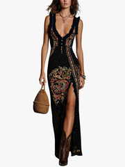 MOREAU LYON | ROBE MAXI ETHNIQUE POUR FEMMES