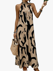 MOREAU LYON | ROBE MAXI HALTER CHIC POUR FEMMES
