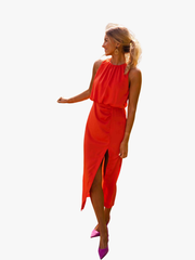 MOREAU LYON | ROBE MIDI SANS MANCHES POUR FEMMES
