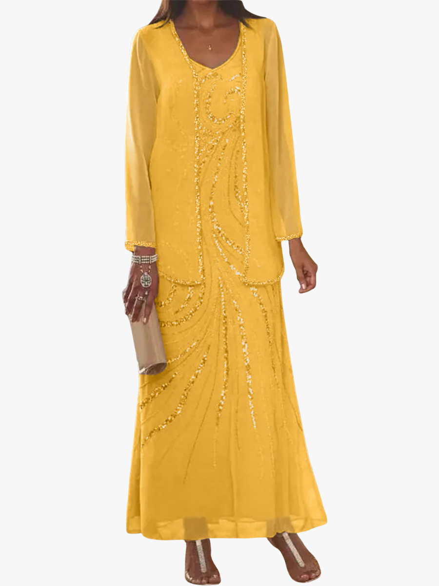 MOREAU LYON | ENSEMBLE ROBE EN MOUSSELINE POUR FEMME