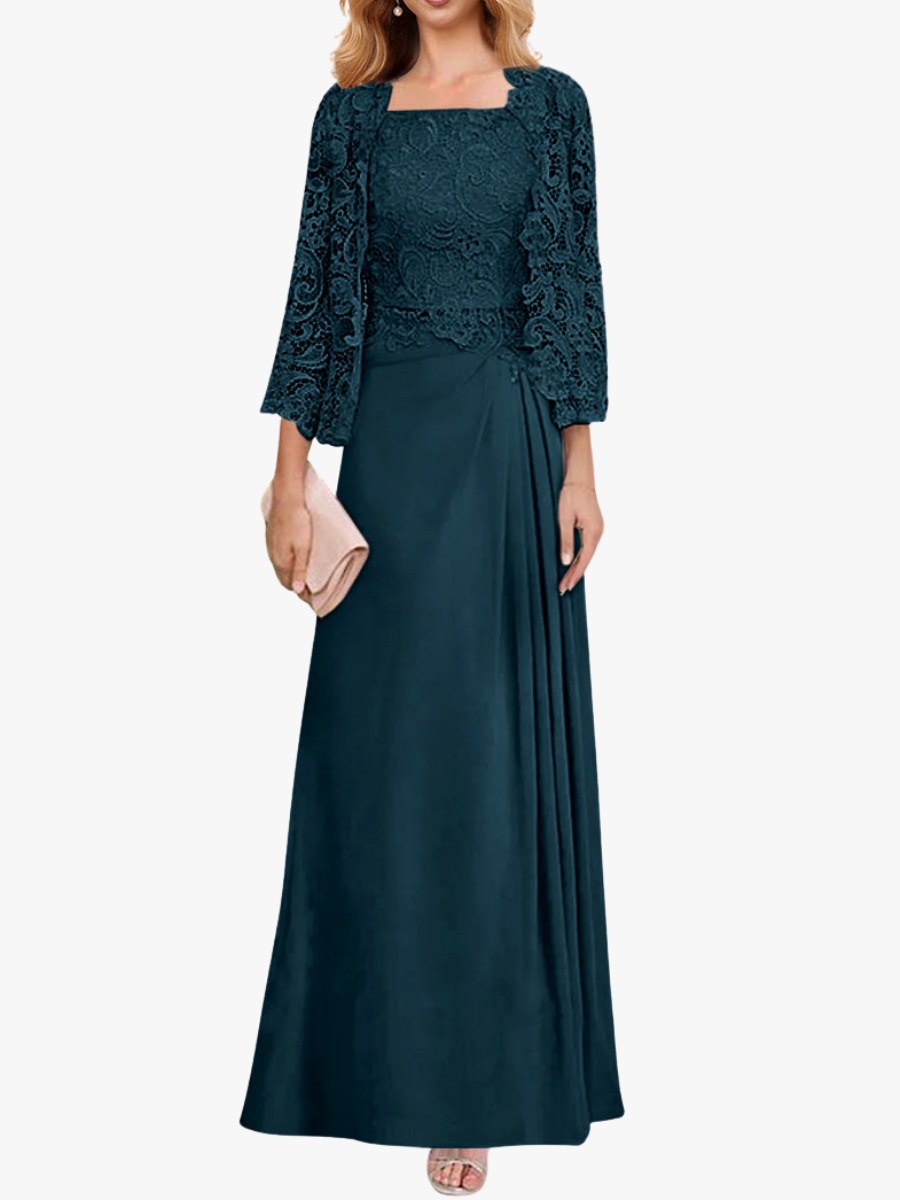 MOREAU LYON | ROBE DEUX PIÈCES EN CHIFFON A-LINE POUR FEMMES