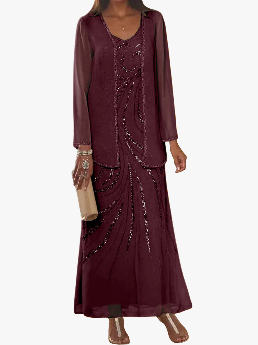 MOREAU LYON | ENSEMBLE ROBE EN MOUSSELINE POUR FEMME