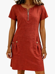 MOREAU LYON | ROBE À POCHES ZIPPÉES POUR FEMMES