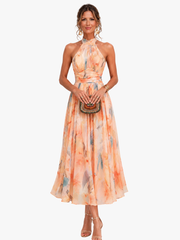 MOREAU LYON | ROBE À COL HALTER POUR FEMMES