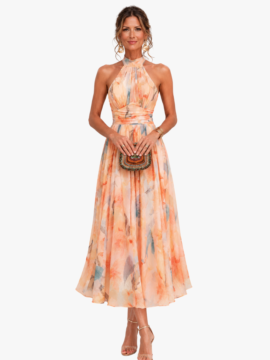 MOREAU LYON | ROBE À COL HALTER POUR FEMMES