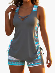 MOREAU LYON | ENSEMBLE TANKINI BOHO POUR FEMMES