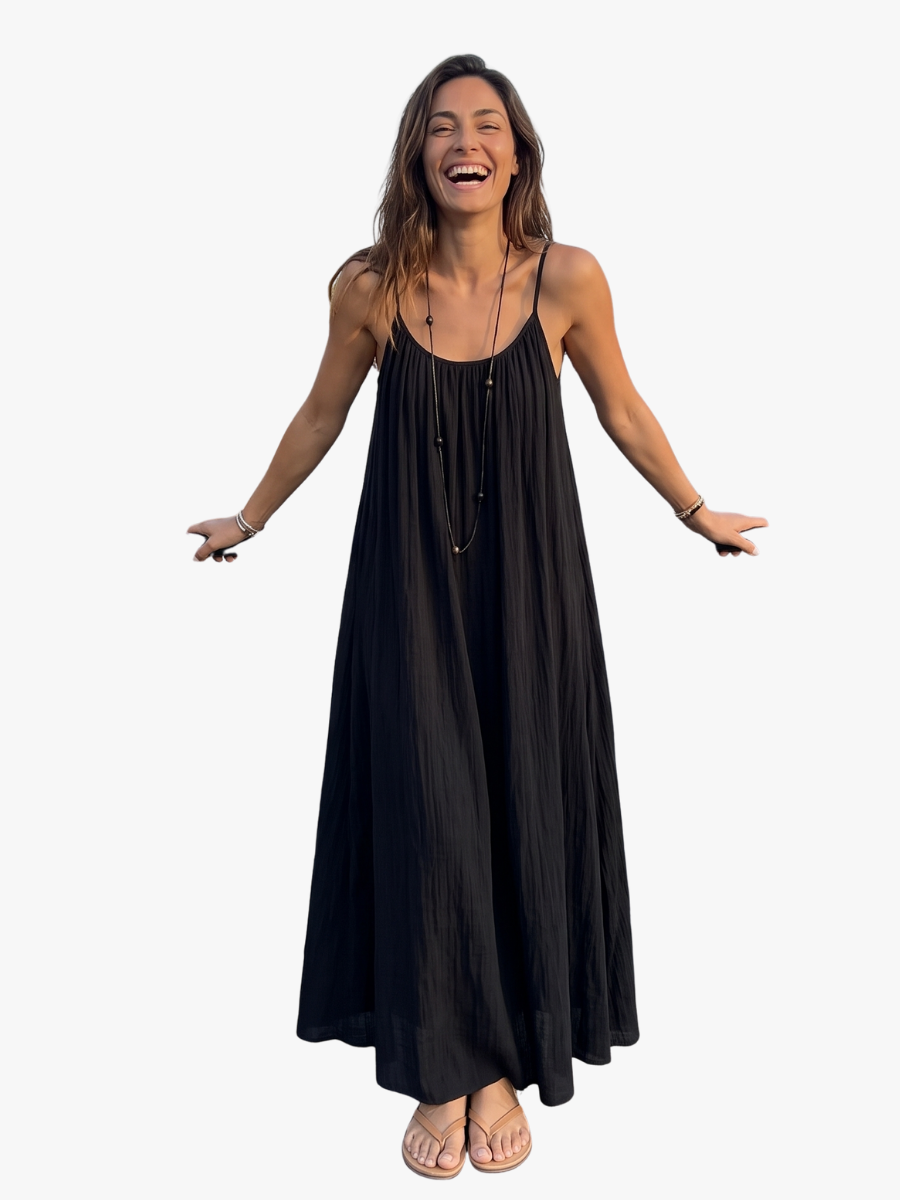 MOREAU LYON | ROBE MAXI À DOS DÉCOUVERTE POUR FEMMES