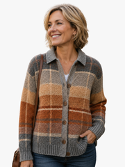 MOREAU LYON | GILET À CARREAUX CHIC POUR FEMMES