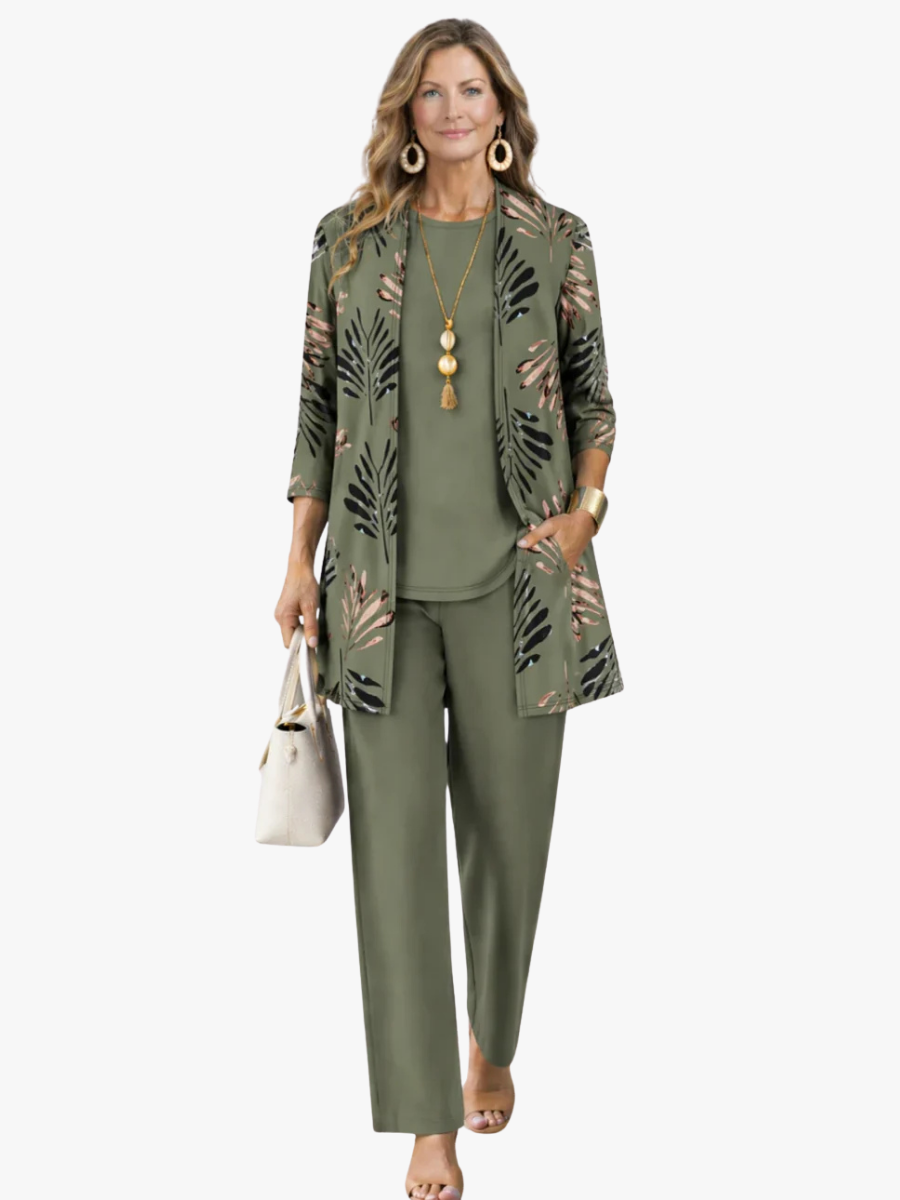 MOREAU LYON | ENSEMBLE MODERNE EN TROIS PIÈCES POUR FEMMES